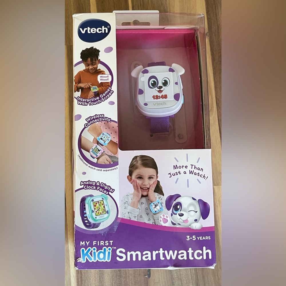 VTech my First KIDI Purple and White Kids Smartwatch